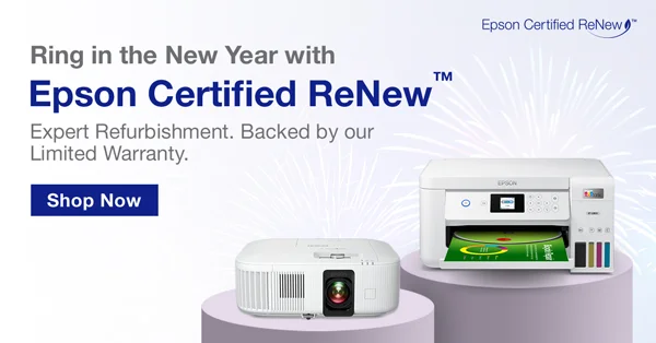 Shop and Save With The Epson Certified ReNew Program. Product Refurbishment. Done Right. Shop Now.