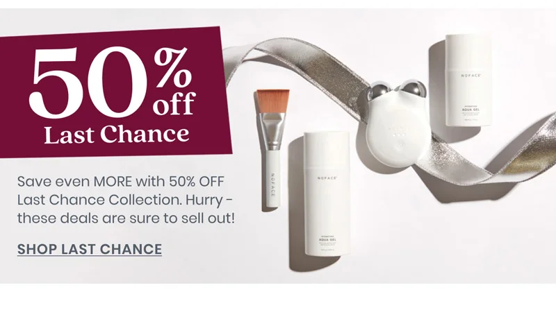 50% off Last Chance Collection