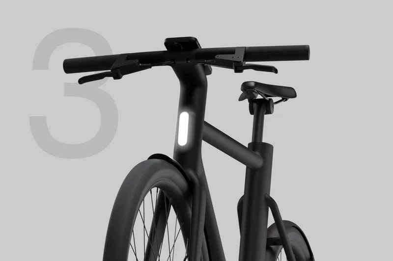 A photograph render of the Cowboy Cruiser ST Black