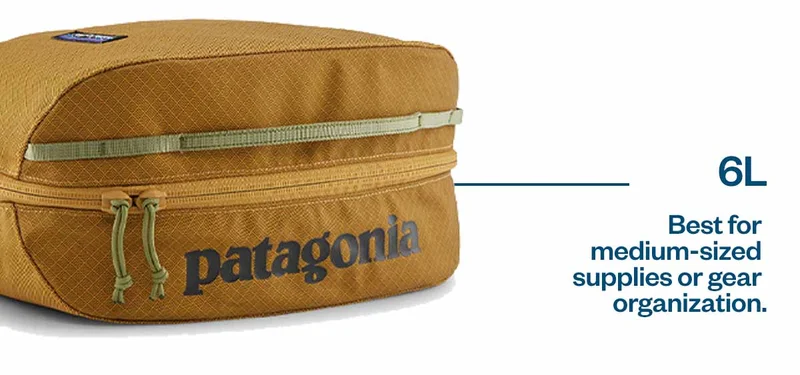 Six-liter cube. Best for medium-sized supplies or gear organization.