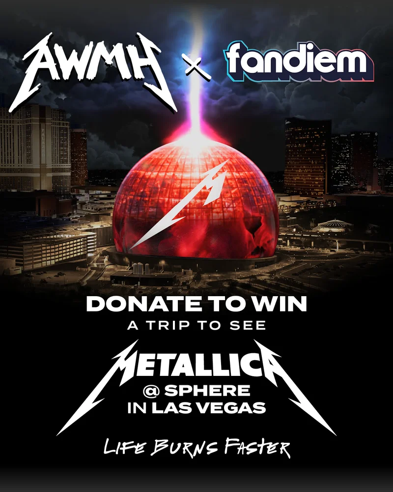 WIN A TRIP TO SEE METALLICA AT SPHERE