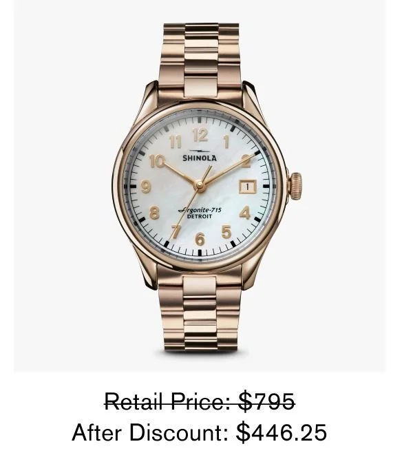 Retail Price: $795 After Discount: $446.25