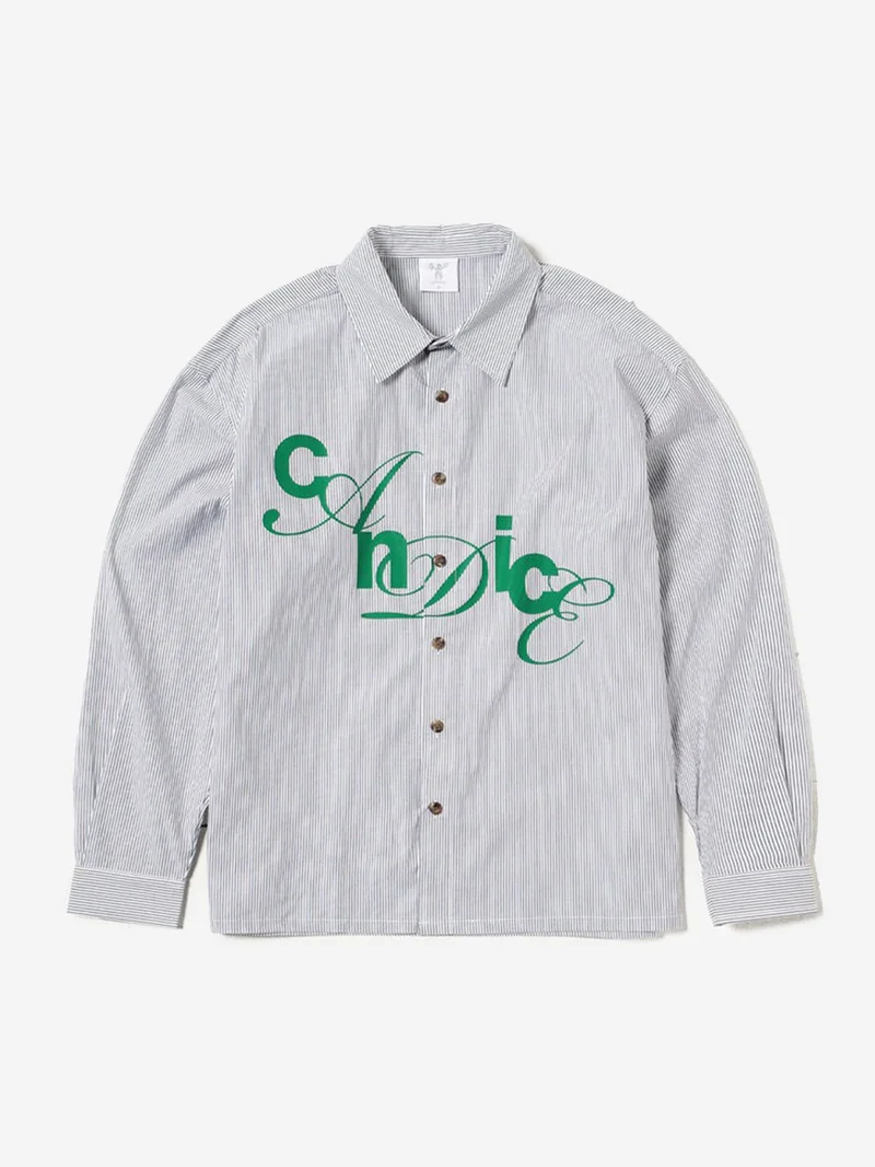 Image of Candice House Stripe Shirt - White/Black