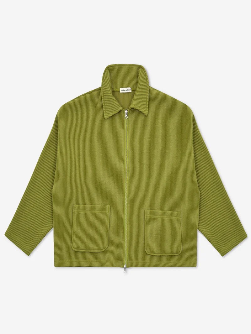 Image of Estudio Niksen Double-Zip Pocket Sweater - Pistachio