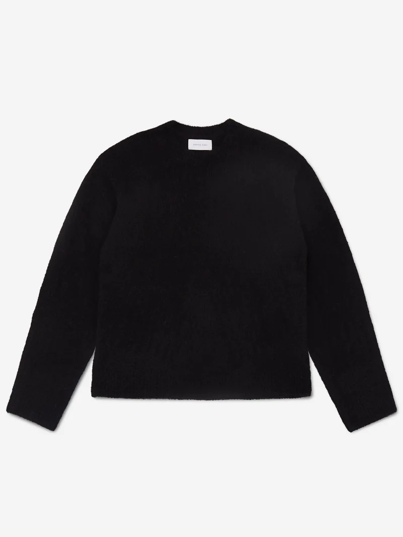 Image of Berner Kuhl Alpaca Drop Crew Knit - Black