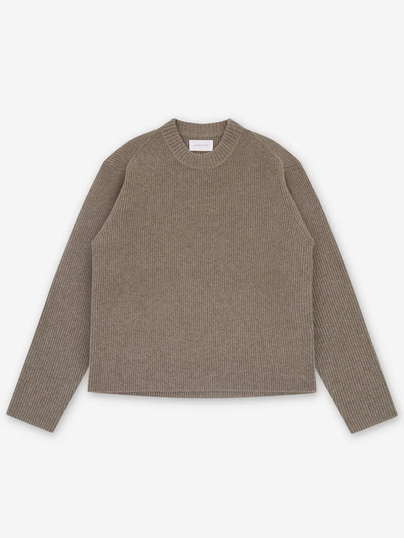 Image of Berner Kuhl Lana Naval Crew knit - Stone