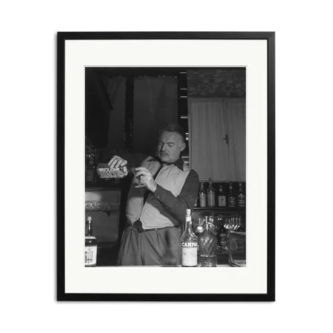 Hemingway Negroni Time Framed Print