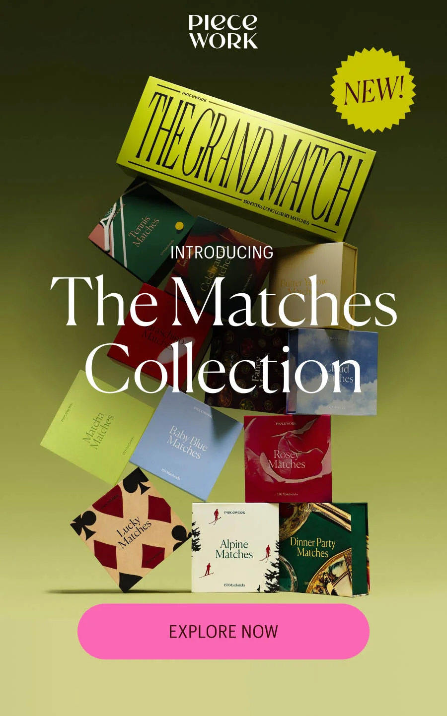 Piecework: New! Introducing: The Matches Collection - Explore Now