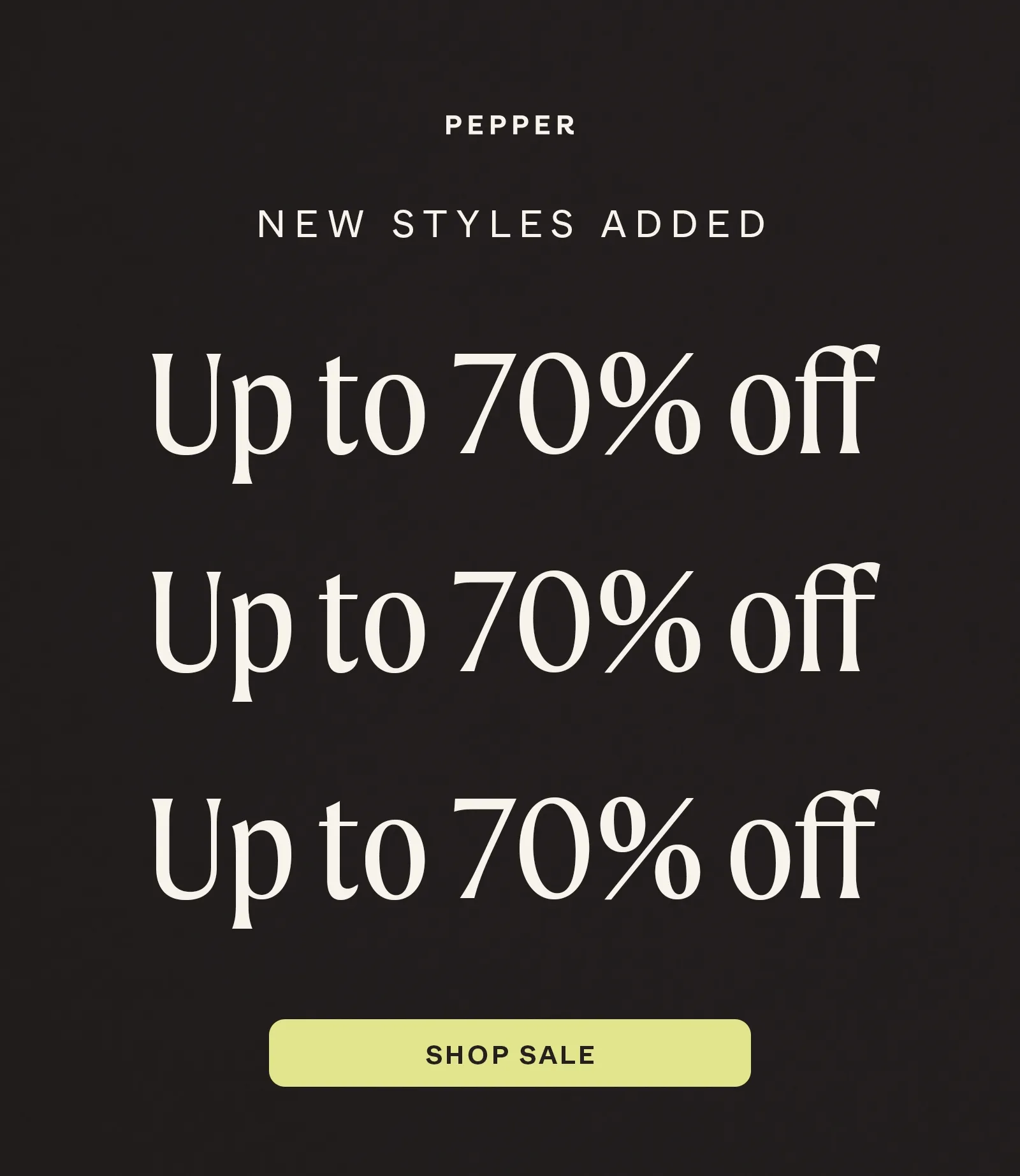 Shop Sale