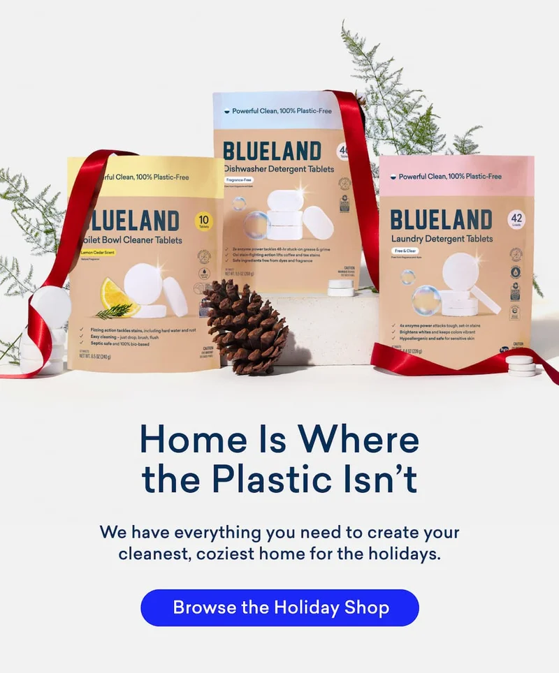 Home is where the plastic isn't. Browse the Holiday Shop for everything you need to create your cleanest, coziest home for the holidays.