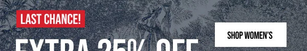 Extra 25% off Shop Women's