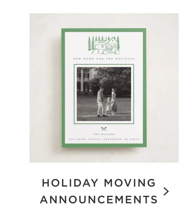 Holiday Moving Announcements