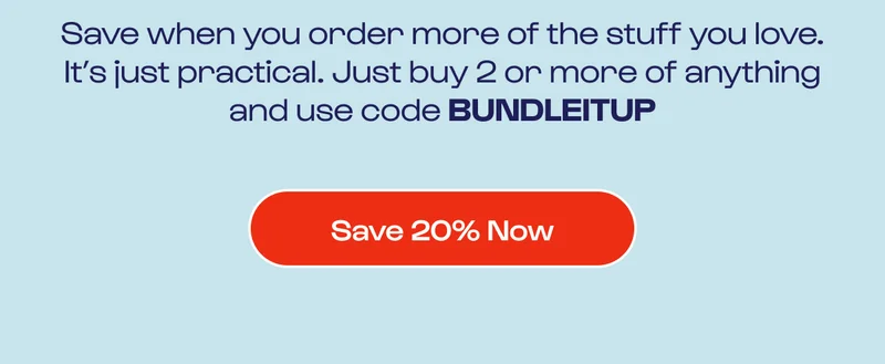 Use code: BUNDLEITUP for 20% off