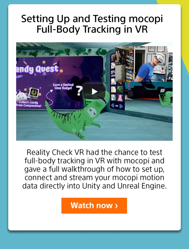 Setting Up and Testing mocopi Full-Body Tracking in VR | Watch video