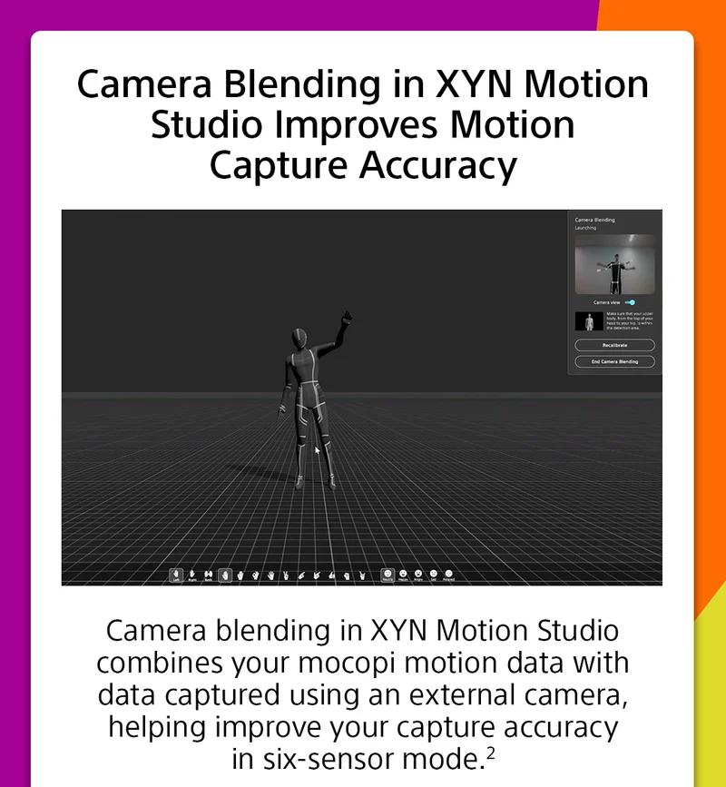Camera Blending in XYN Motion Studio Improves Motion Capture Accuracy