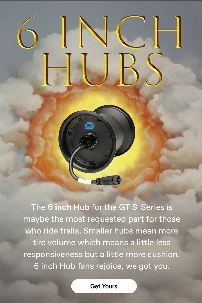 6 Inch Hubs for GT S-Series Motor