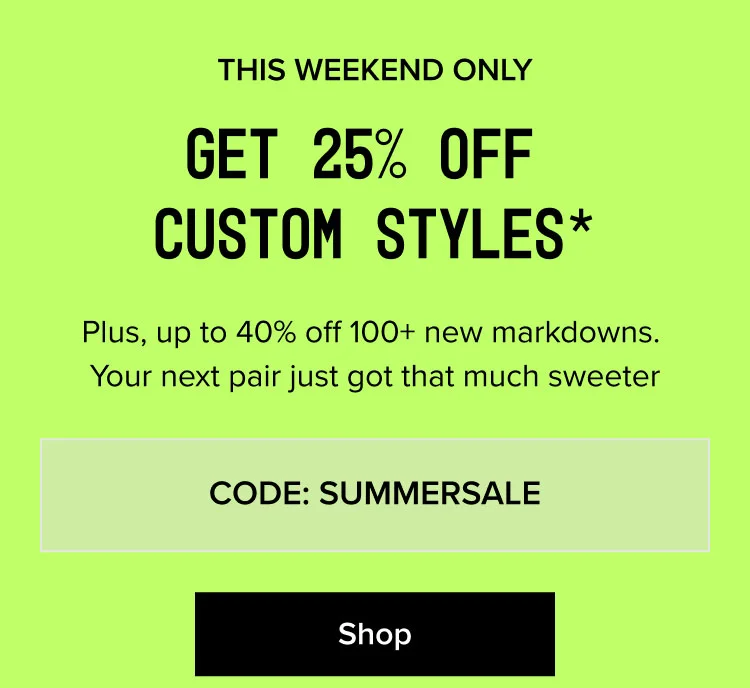 Shop - CODE: SUMMERSALE