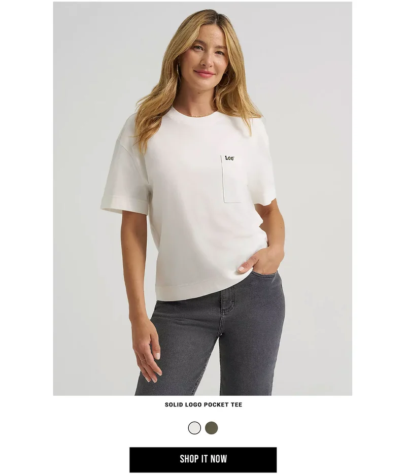 Solid Logo Pocket Tee