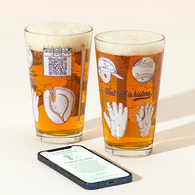 Baseball Every Day Interactive QR Glass