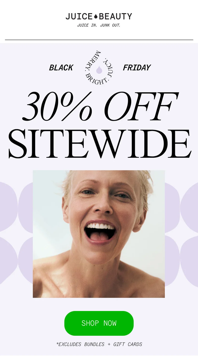 Black Friday: 30% Off Sitewide