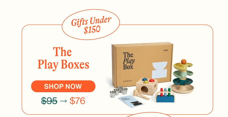Gifts Under $150. The Play Boxes, From $95 To $76