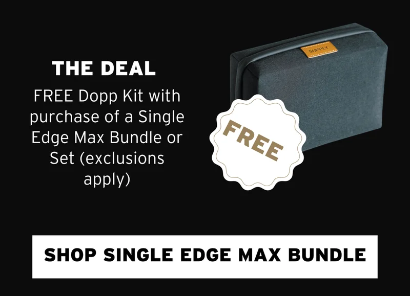 The deal, free dopp kit