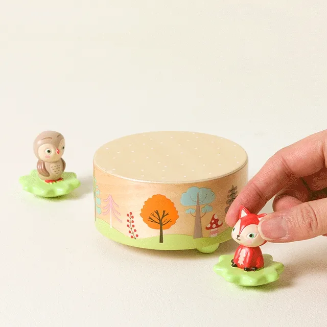 Woodland Melody Dance & Spin Music Box