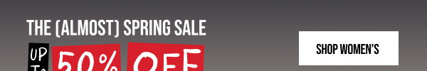 Up to 50% off Shop Women's
