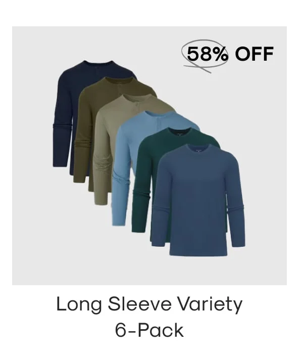 Long Sleeve Variety 6-Pack