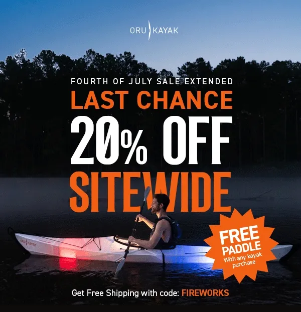 4th of July Sale ends tonight! ! 20% off Sitewide! Get FREE SHIPPING with code FIREWORKS