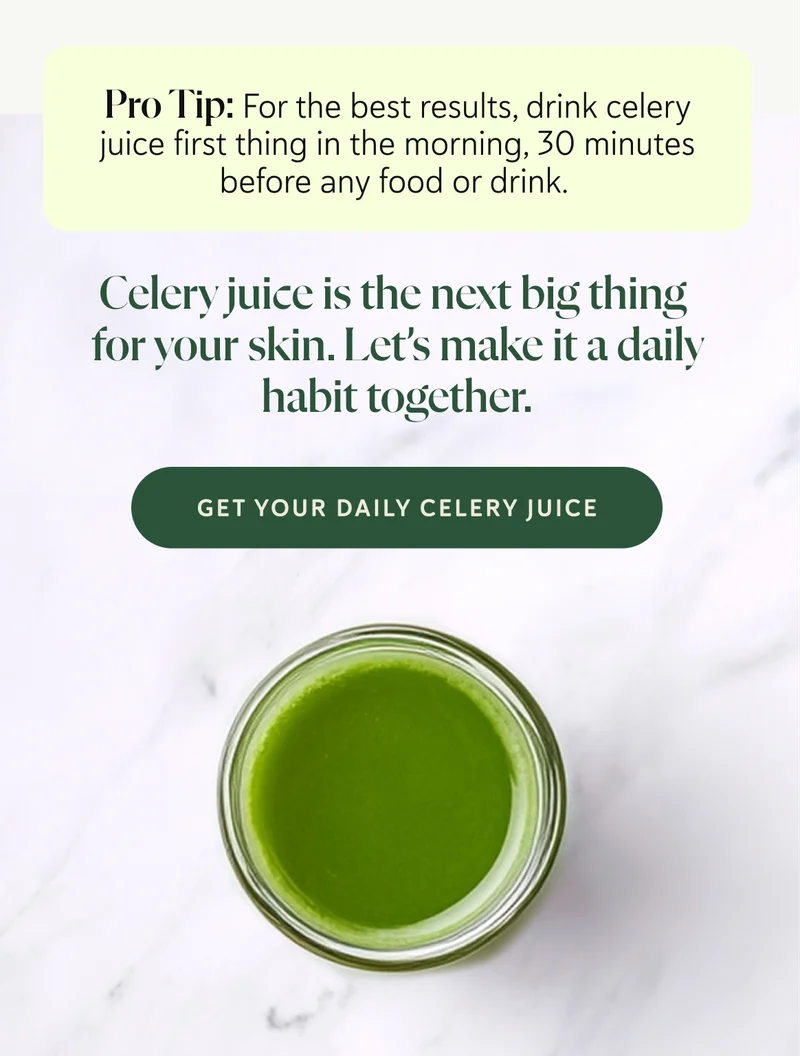 Get your daily celery juice