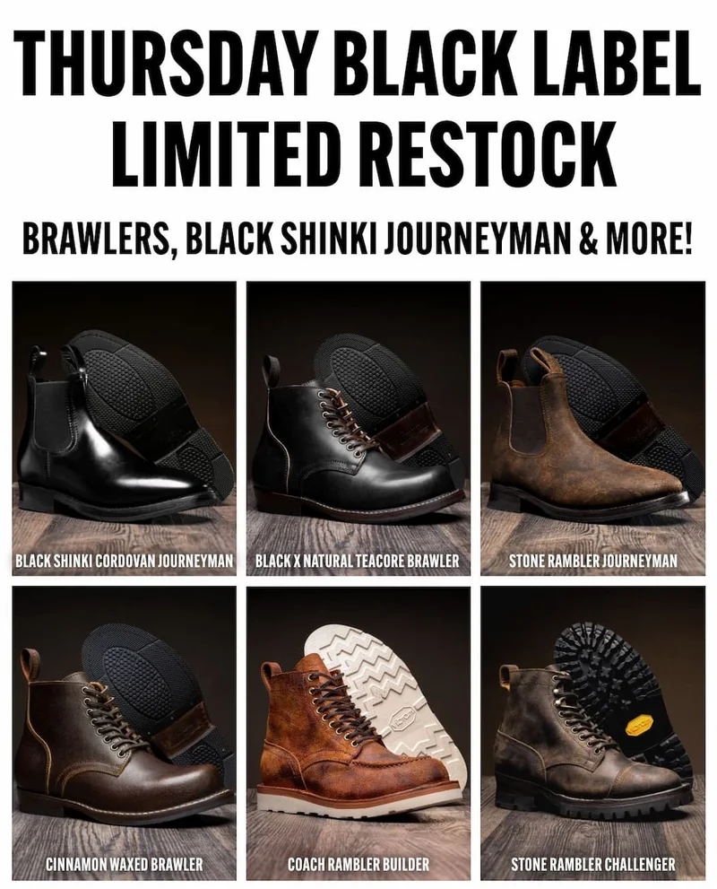 Thursday Black Label Limited Restock