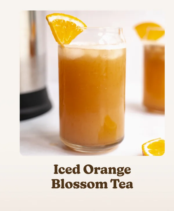 Almond Cow Iced Orange Blossom Tea Recipe