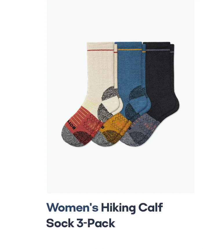 WOMEN'S HIKING CALF SOCK 3 PACK