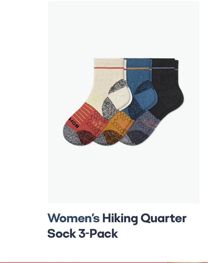 WOMEN'S HIKING QUARTER SOCK 3 PACK