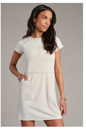 Stance Rib Dress: Oats