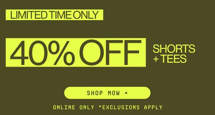 IMAGE-40% OFF TEES AND SHORTS