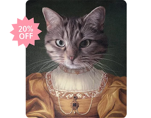 The Golden Girl Custom Pet Canvas