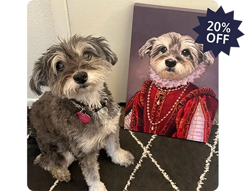 The Queen of Roses Custom Pet Canvas