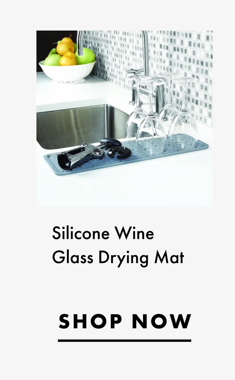 Silicone Wine Glass Drying Mat | SHOP NOW