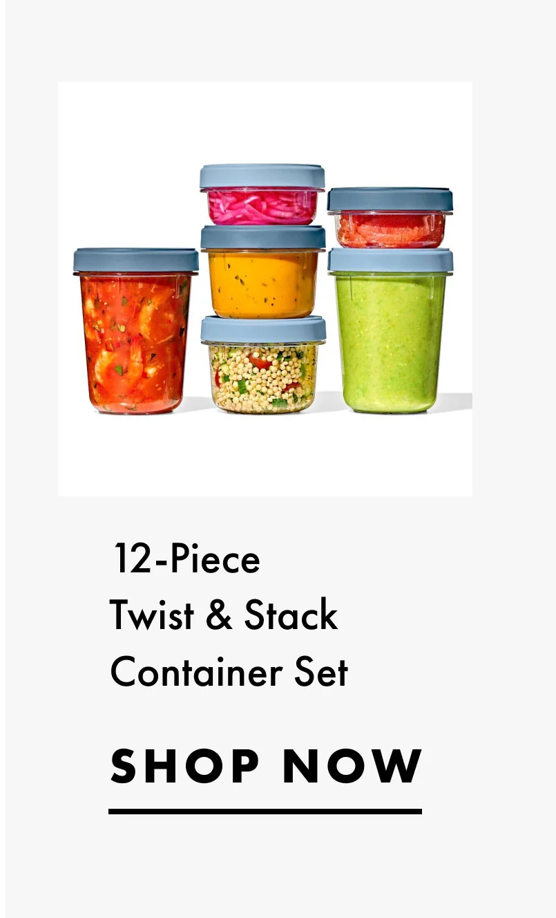 12-Piece Twist & Stack Container Set | SHOP NOW