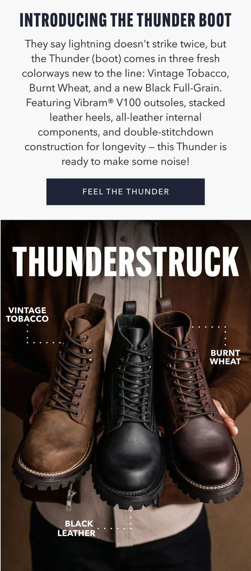 Introducing The Thunder Boots