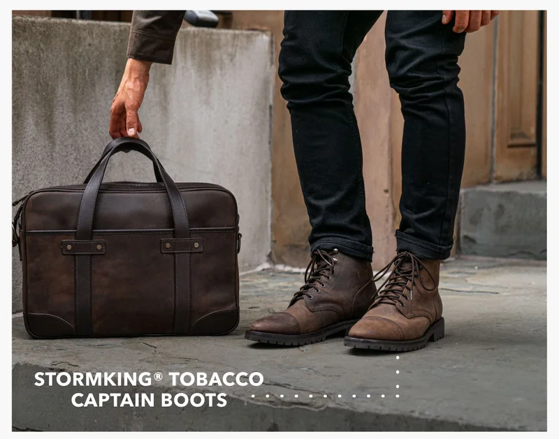 StormKing Tobacco Captain Boots