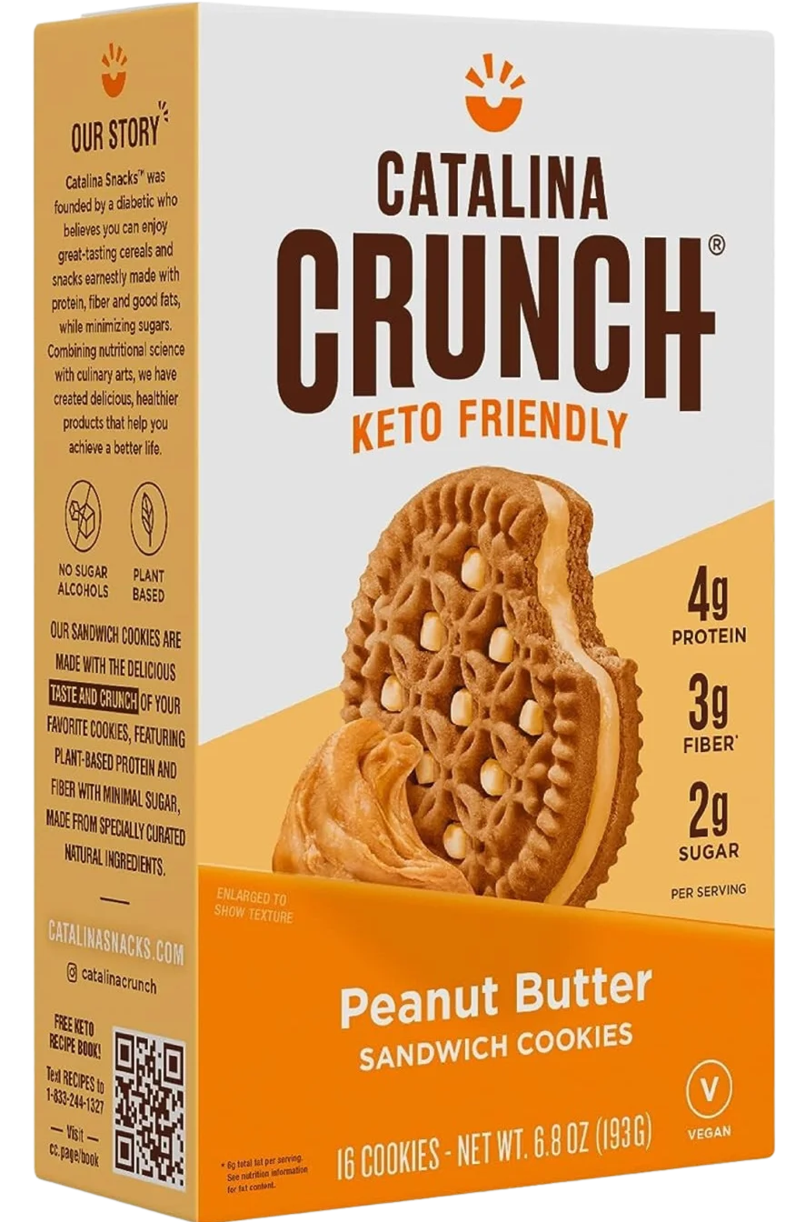 Image of BACK IN STOCK!<br>Catalina Crunch Peanut Butter Sandwich Cookies