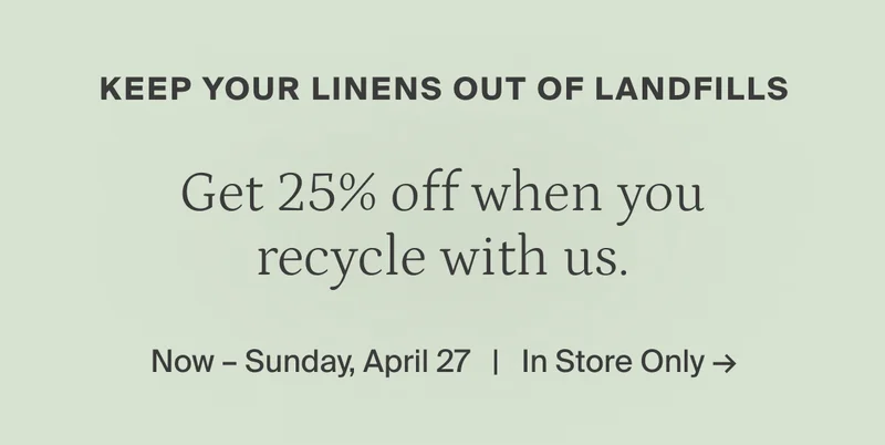 Get 25% off when you recycle with us.