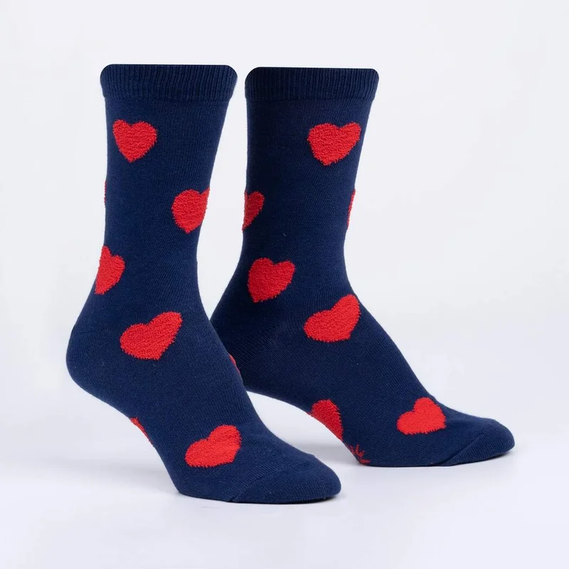 Image of Sweethearts Women's Fuzzy Crew Socks
