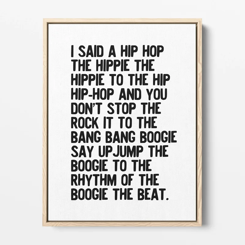 Image of Rappers Delight Canvas Print