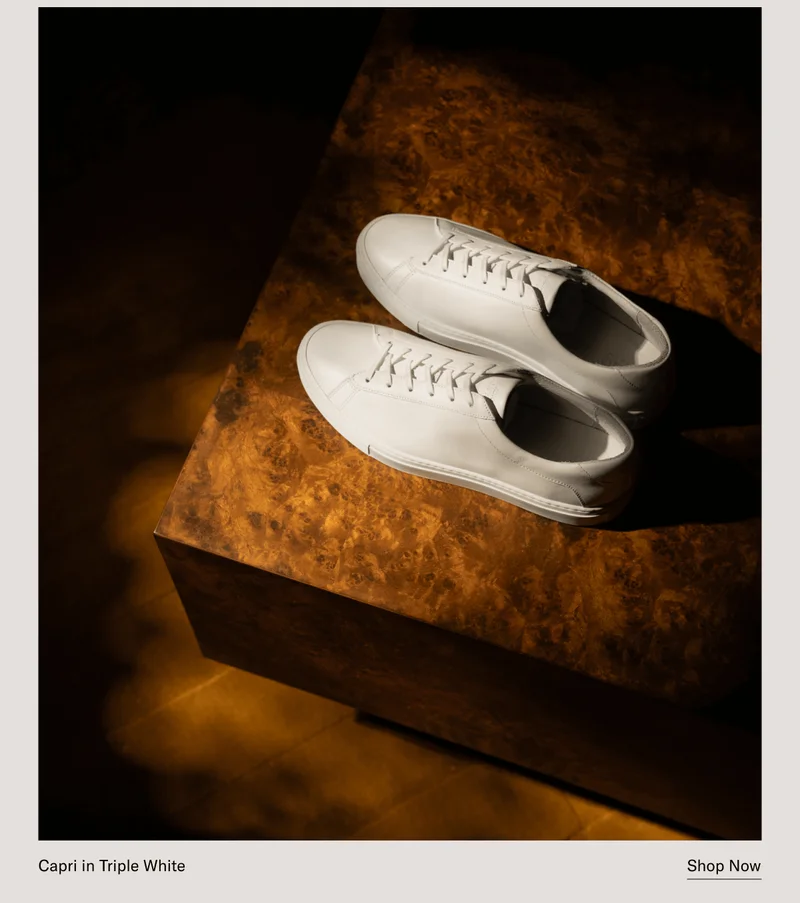 Capri in Triple White-Shop Now