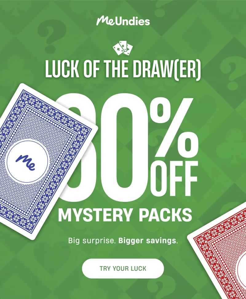 MeUndies | Luck of The Draw(er) | MYSTERY PACKS