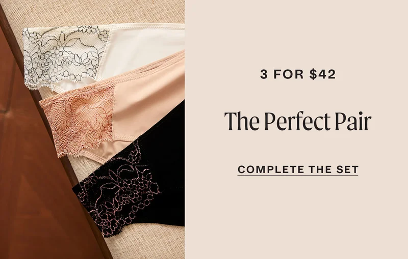 The Perfect Pair: 3 for $42 Undies